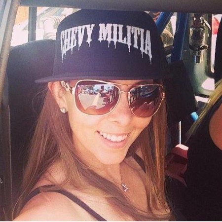 black chevy militia trucker hat
