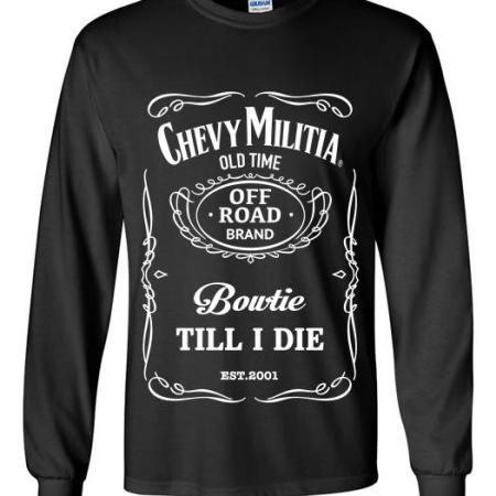 long sleeve whiskey chevy militia t shirt
